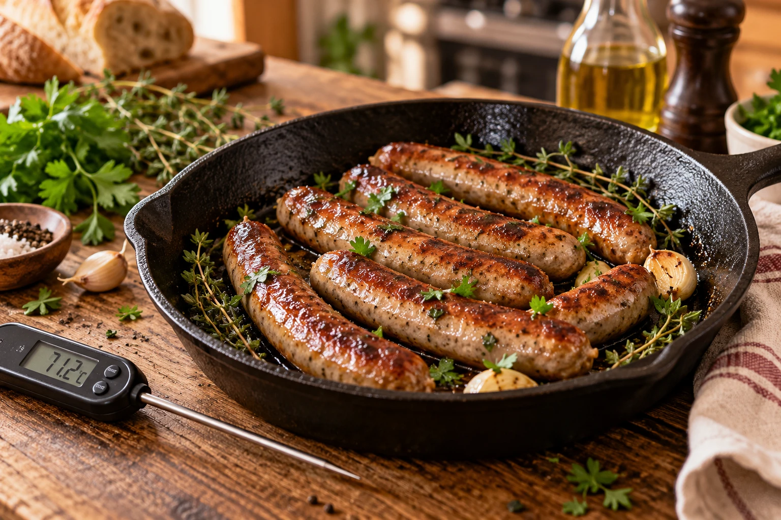 La chipolata saucisse : calibre, cuisson et vraies différences
